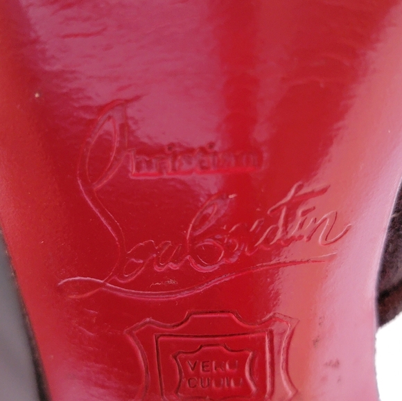 👠Christian Louboutin Suede D'Orsay size 38 like new❣️ - Picture 9 of 17